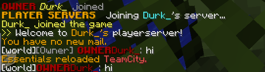 [World] [Rank] [Rank] | SpigotMC - High Performance Minecraft