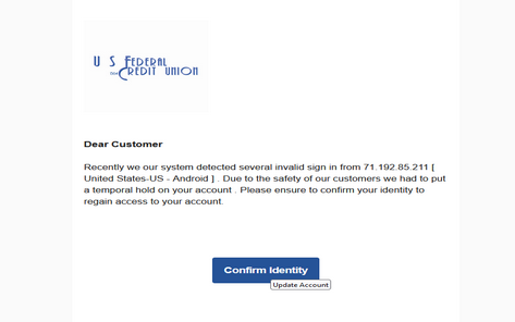 US #1364 FEDERAL CREDIT UNION ✓ { LETTER } ⭐ Clean inbox Letter 2025 ❤️