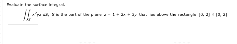 Solved Evaluate the surface integral. Double integrate x^2yz | Chegg.com