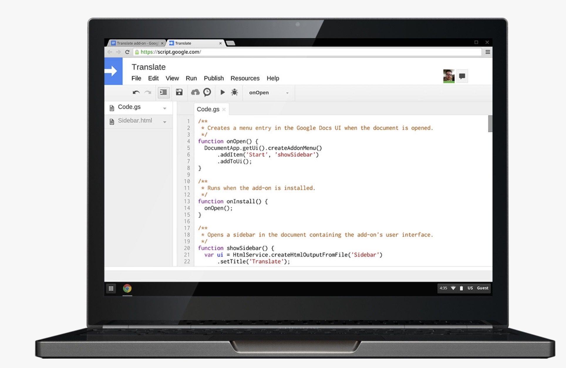 Google script