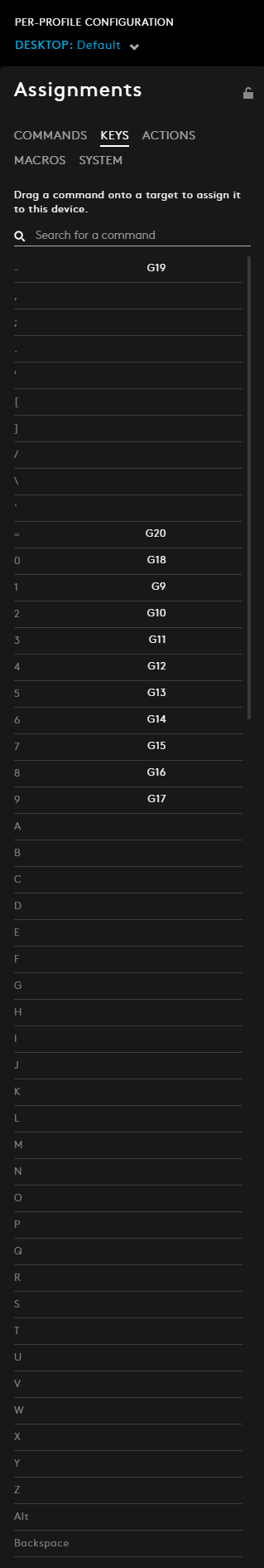 G600 - How to bind M4/5? (and other keys) : r/LogitechG