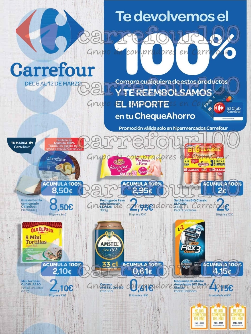100% ChequeAhorro en Carrefour 2020