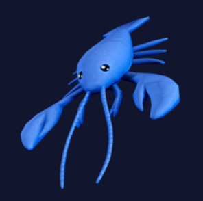 Blue Lobster Plush
