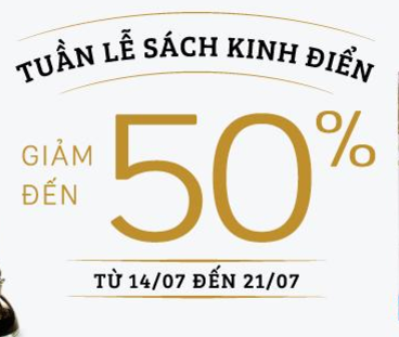 Tuần sách Tiki, các cuốn tiểu thuyết đang giảm