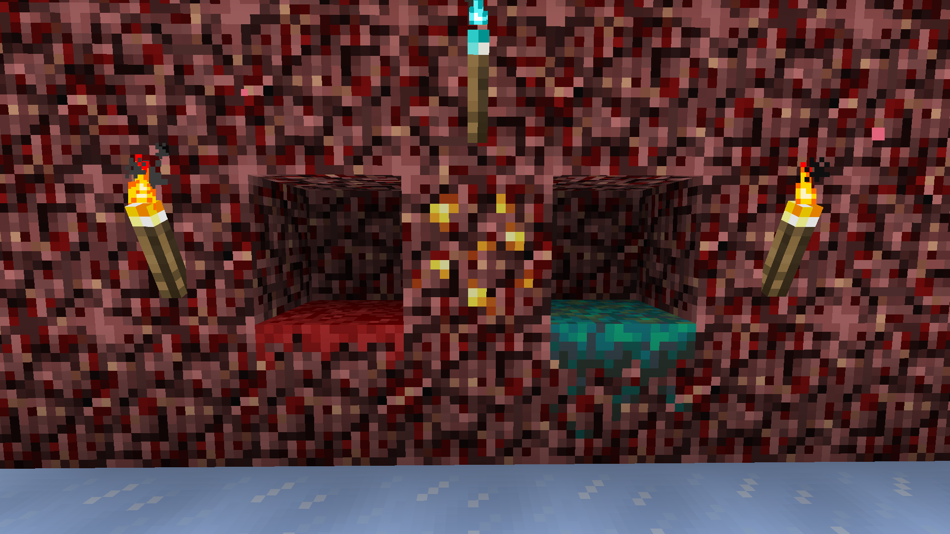 This changes "the nether gold ore" and makes it blend in with the...
