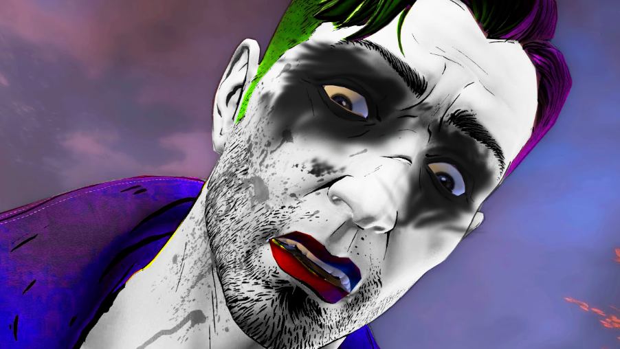 I photoshopped him as Joker. just to push the theory forward xD I don't agree he IS joker, but i thought this looks cool.