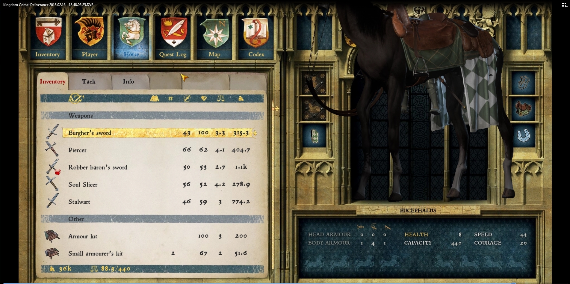 My horse transformed into something...else