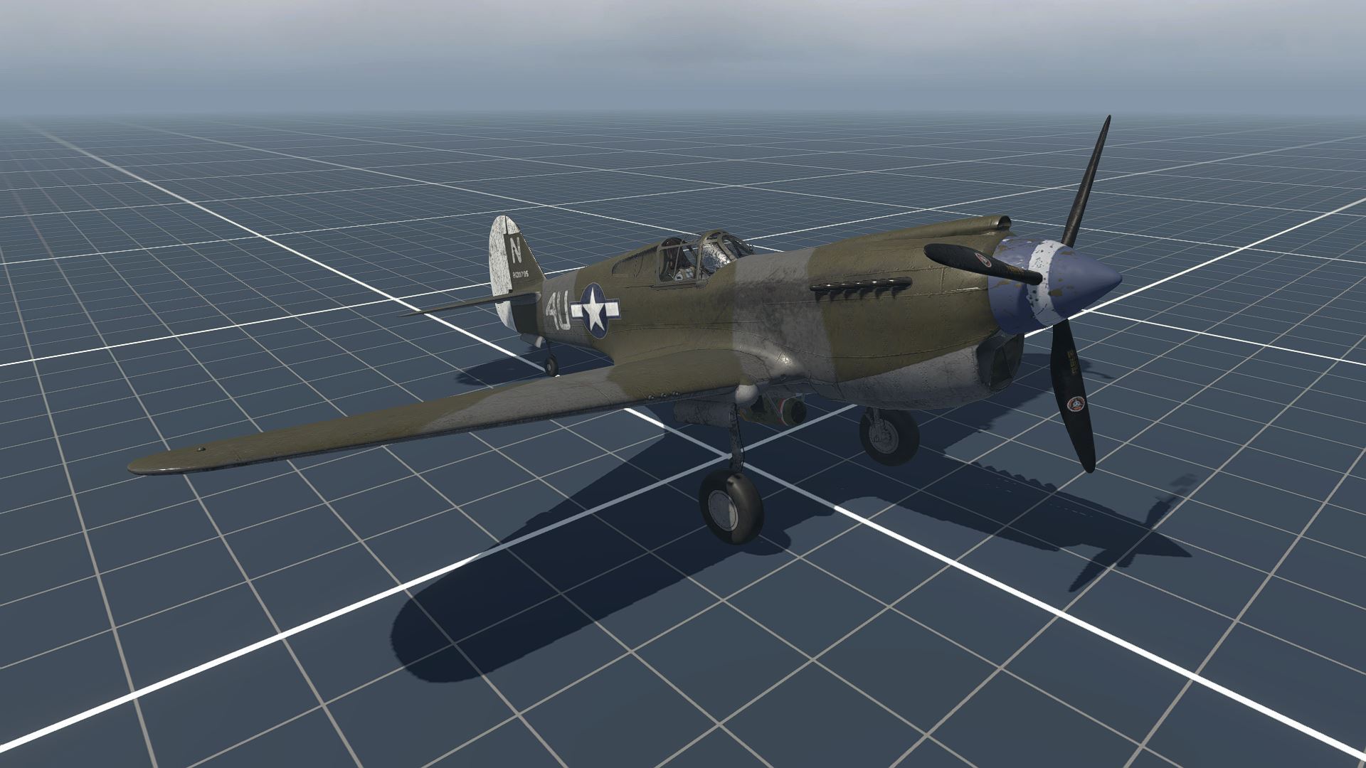 Curtiss P40E 'Warhawk'