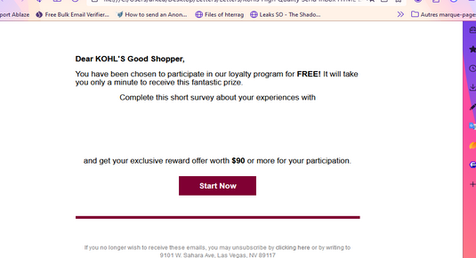 Kohls High Quality Send Inbox HTML 2025