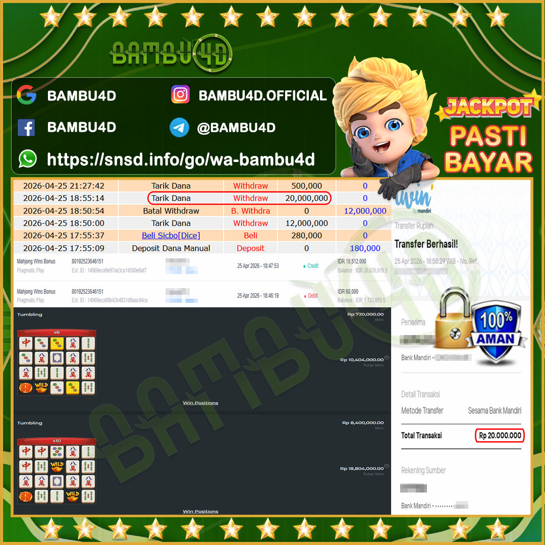bambu4d-jackpot-slot-pragmatic-mahjong-wins-bonus-rp19512000--lunas