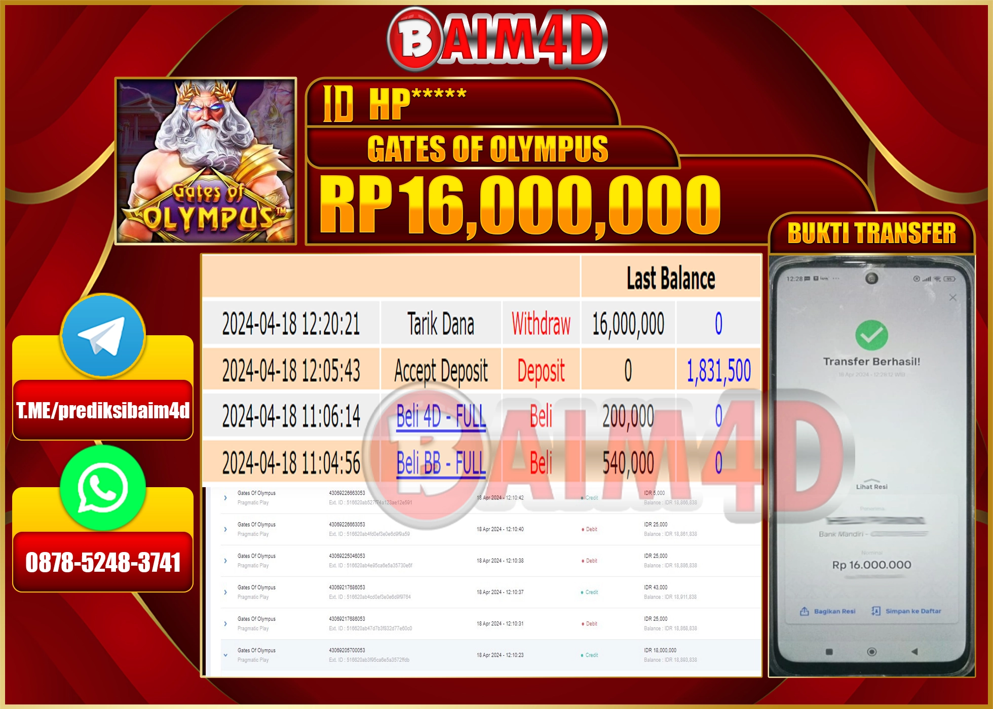 Dapatkan Pembayaran Kemenangan Cepat dan Tuntas di BAIM4D!