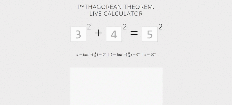 GitHub - nathanhleung/pythag-live: live pythagorean theorem calculator ...