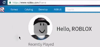 I Logged Into Roblox Account - hello roblox gif