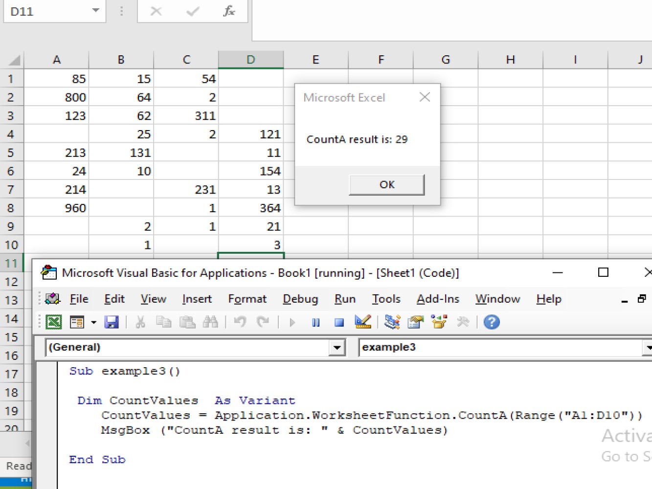 Vba Counta How To Use Counta Function In Excel Using Vba Code Www vrogue co
