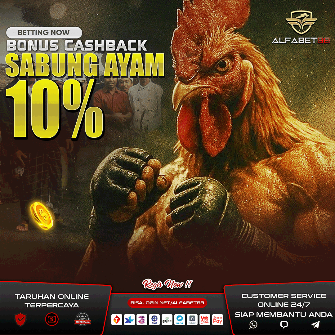 ALFABET88 ⁉ Platform Login Situs Resmi Taruhan Sabung Ayam  Terpercaya 2026