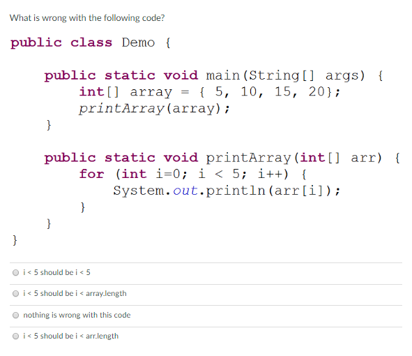 Solved Examine the following code. Which of the following is | Chegg.com
