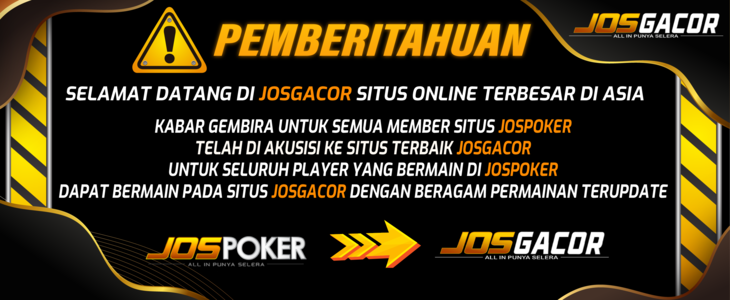 JOSGACOR - Situs Slot Casino Sportbook online dan Trade market Terpercaya sejak 2014 di Indonesia. 