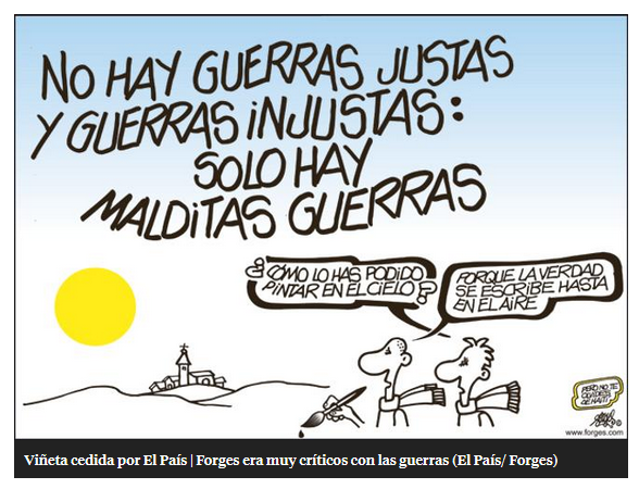 Muere el dibujante Forges a los 76 años. El mago de las viñetas críticas 631a7f80f8dd0ce18f0bc15e148e01ae