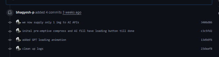 image of more commits