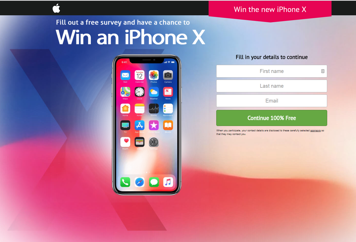 Win an iPhone X!