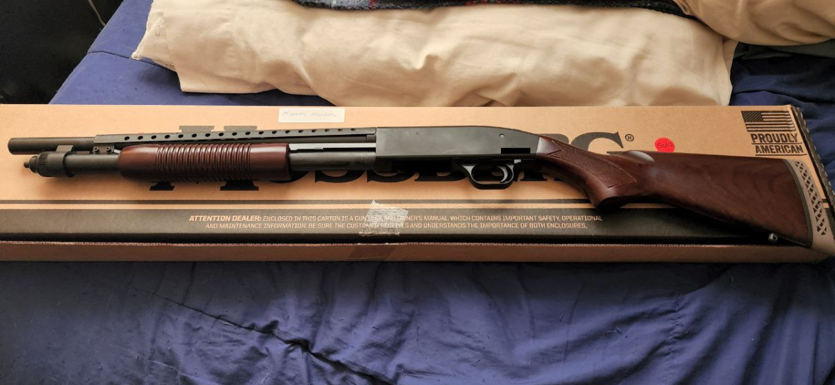 Bought myself a shotgun recently for home defense because 9mm was too high caliber for me. r