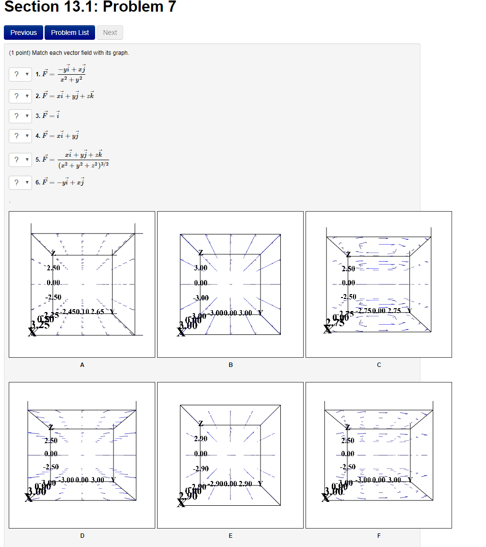 Solved Section 13.1: Problem 7 Previous Problem List Next (1 | Chegg.com