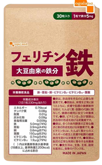 ogaland フェリチン鉄