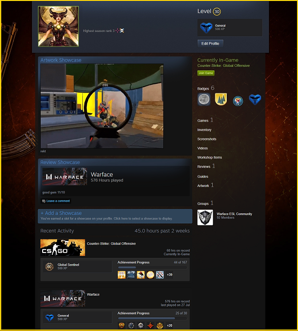 SOLD Faceit/Esea Ready Account Prime LE SteamLvL 30 EpicNPC