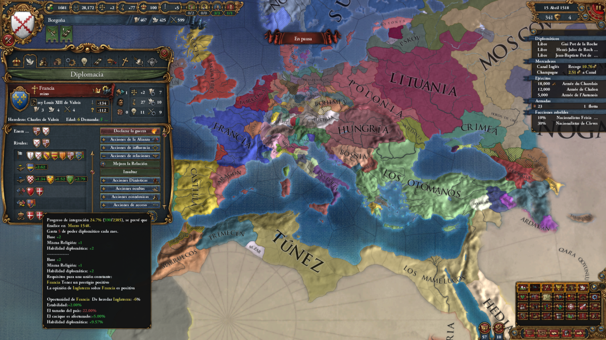 Necesito ayuda con Europa Universalis 4