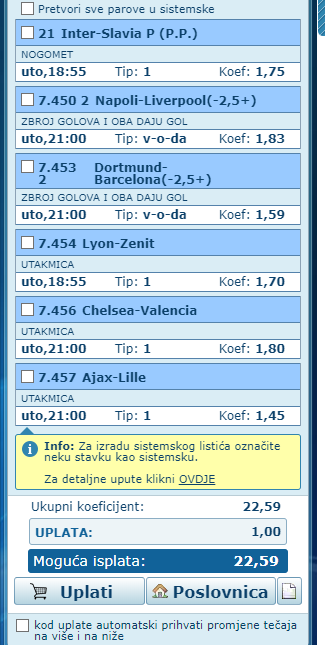 Tečajevi izrade utakmica