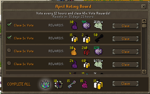 Voting Board