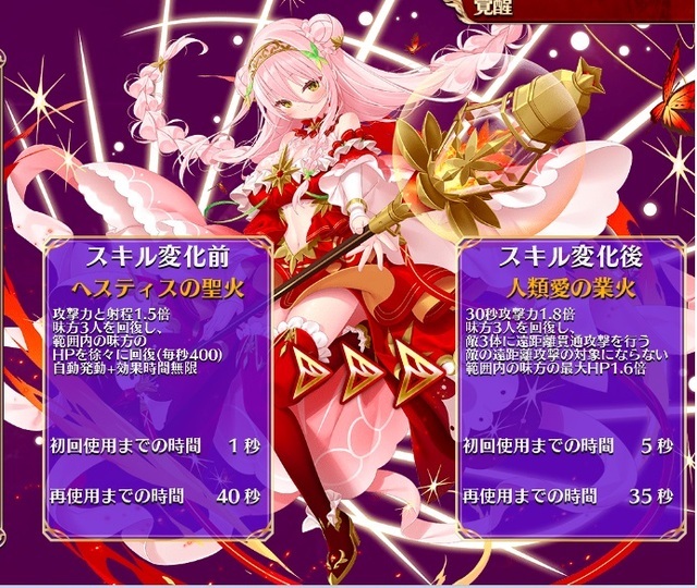 新ブラック『赤炉の亜神ヘスティス』登場！ヒーラーと寝室の性能の高さに一同騒然！の参考画像 - わんにゃんランド - 千年戦争アイギス攻略まとめ