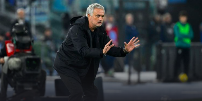 José Mourinho als trainer van AS Roma