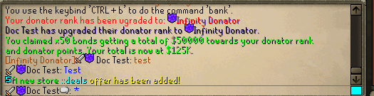 Infinity Donator Rank