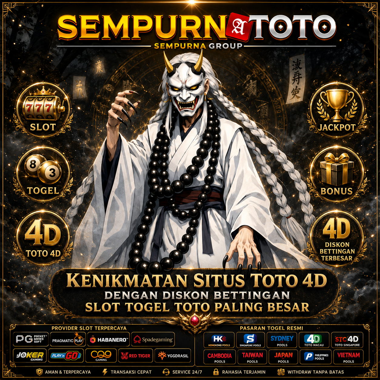 SEMPURNATOTO : Kenikmatan Situs Toto 4D Dengan Diskon Bettingan Slot Togel Toto Paling Besar