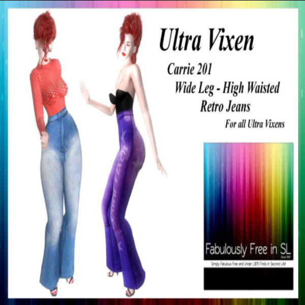 Second Life Marketplace - Ultra Vixen V4.04 - Flat Chest BOM Bento