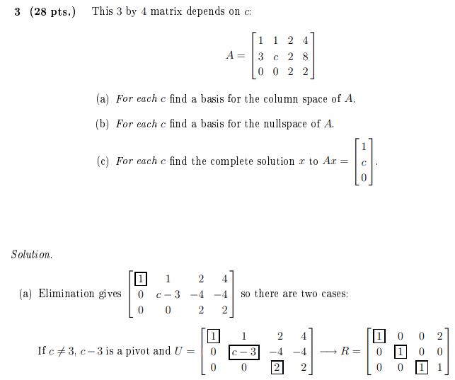 [Linear Algebra] How did we reach the row reduced echelon form when we ...