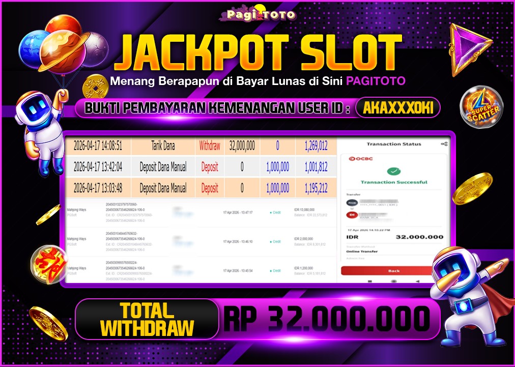 HAPPY JACKPOT MEMBER PAGITOTO SLOT MAHJONG WAYS Rp  32.000.000-, - LUNAS