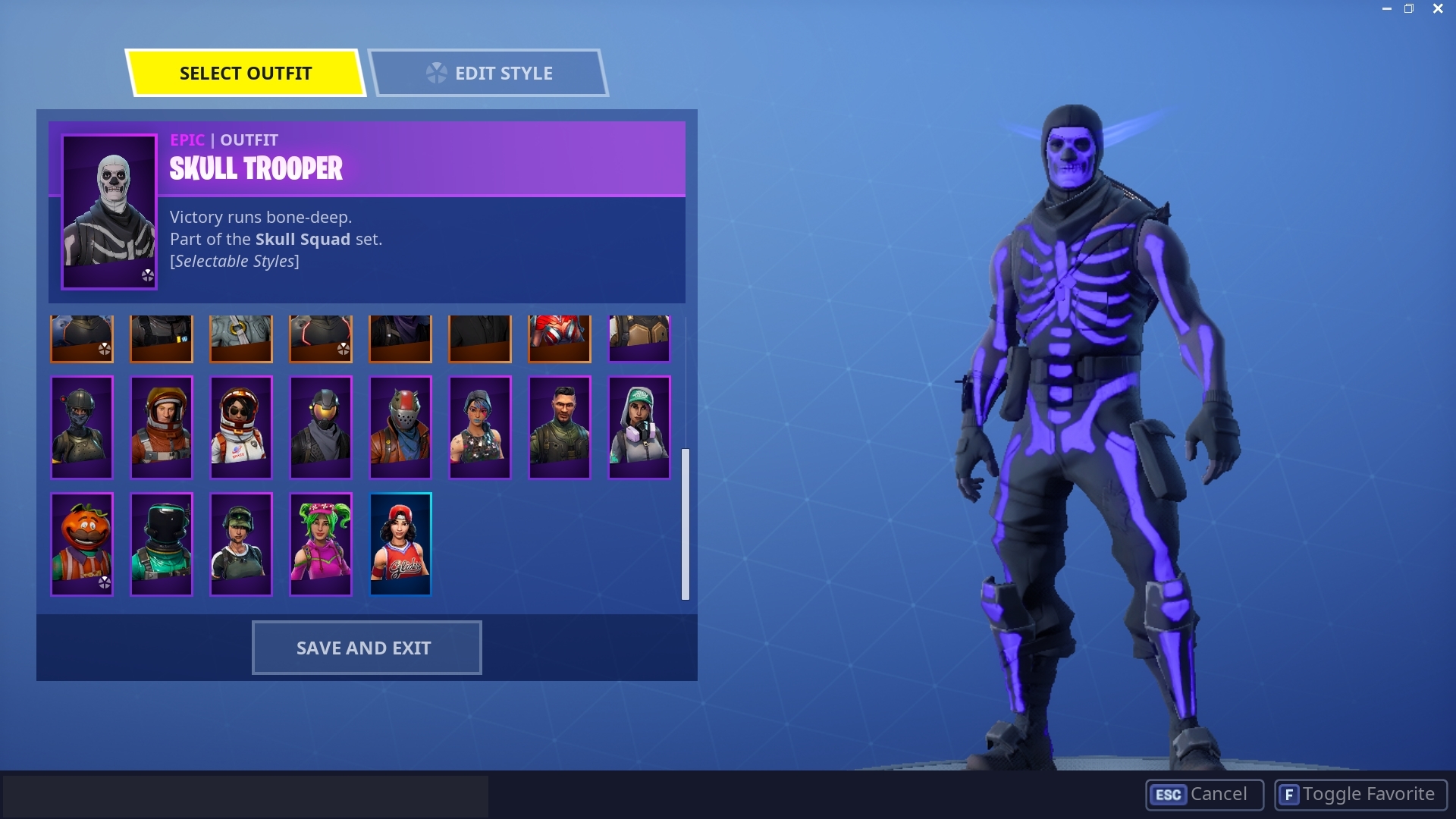 Selling - OG skull trooper, black knight + STW STACKED 