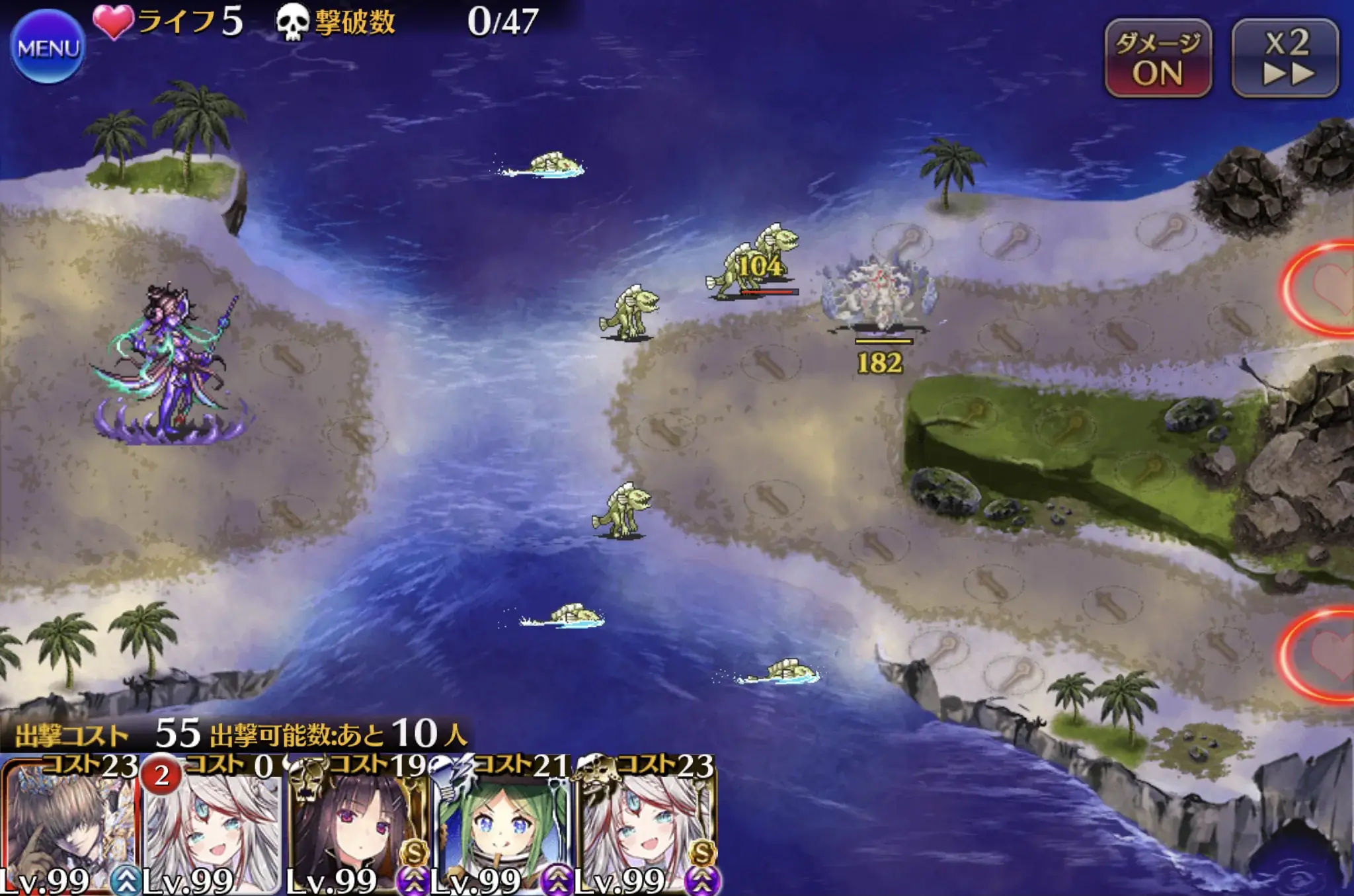 ミレイユ、クラス強化で反射ダメージも爆上がり？検証で分かった衝撃の事実！の参考画像 - わんにゃんランド - アイギス攻略まとめ