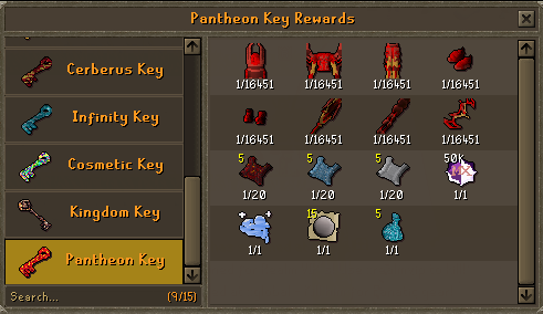 Pantheon Raid Chest Room