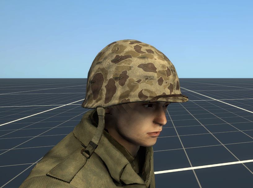 M1 Frogskin (Beach B) Helmet