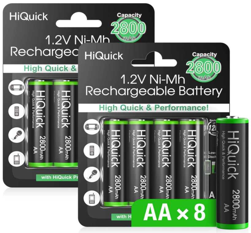 EBL 単4充電池 充電式 ニッケル水素充電池 8本入り 高容量充電池 1100mAhで長持ち 約1200回使用可能 単四充電池 AAA充電池8  通販