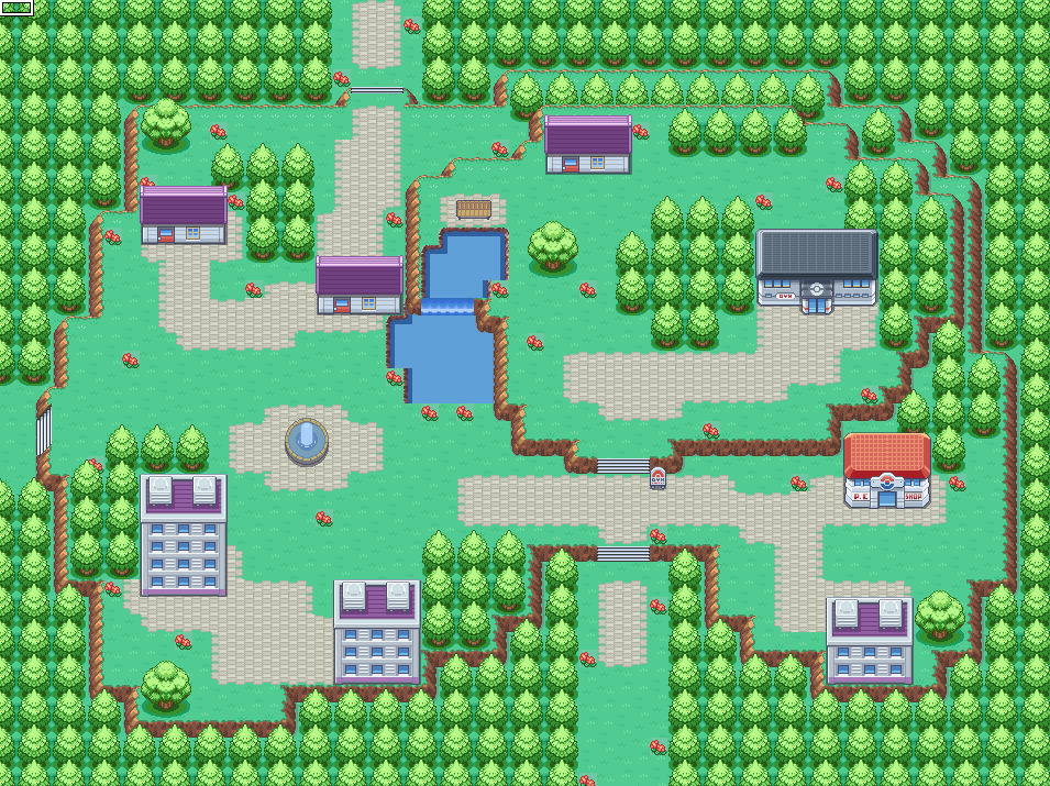 Pokemon town. Fire Red Map Cerulean Cave. Pokemon Essentials.