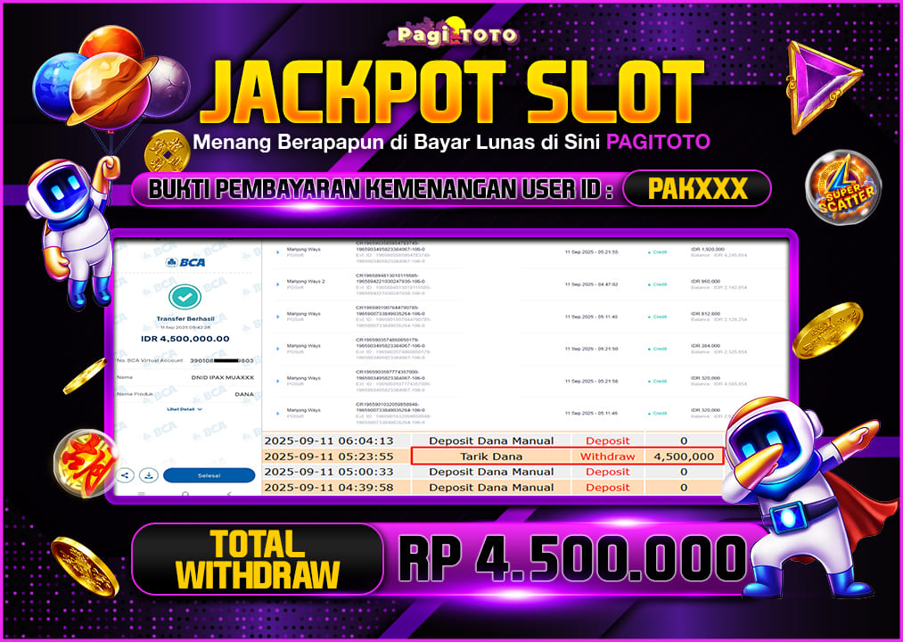 HAPPY JACKPOT MEMBER PAGITOTO MAHJONG WAYS Rp4 .500.000-, - LUNAS