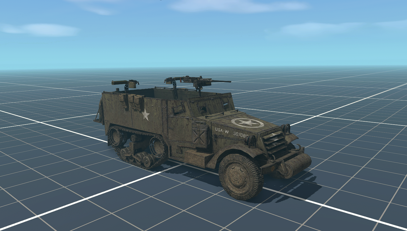 M3 Half-Track MG (M1917)