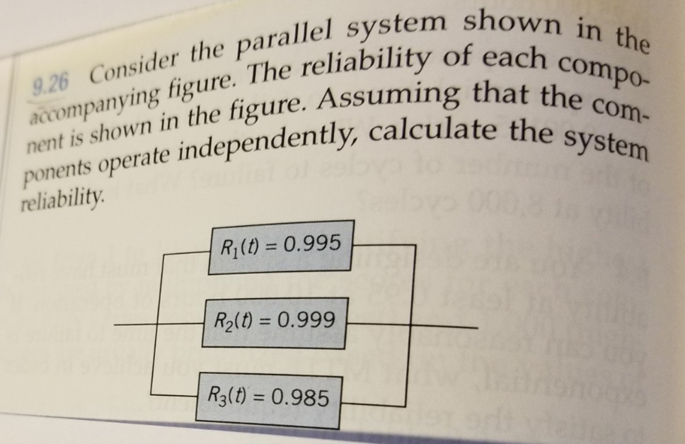 Solved Q 26 Consider The Parallel System Shown In The | Chegg.com