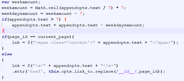 javascript - jQuery Pagination Plugin - Show in groups of 7 - Stack ...