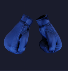 Blue Boxing Gloves