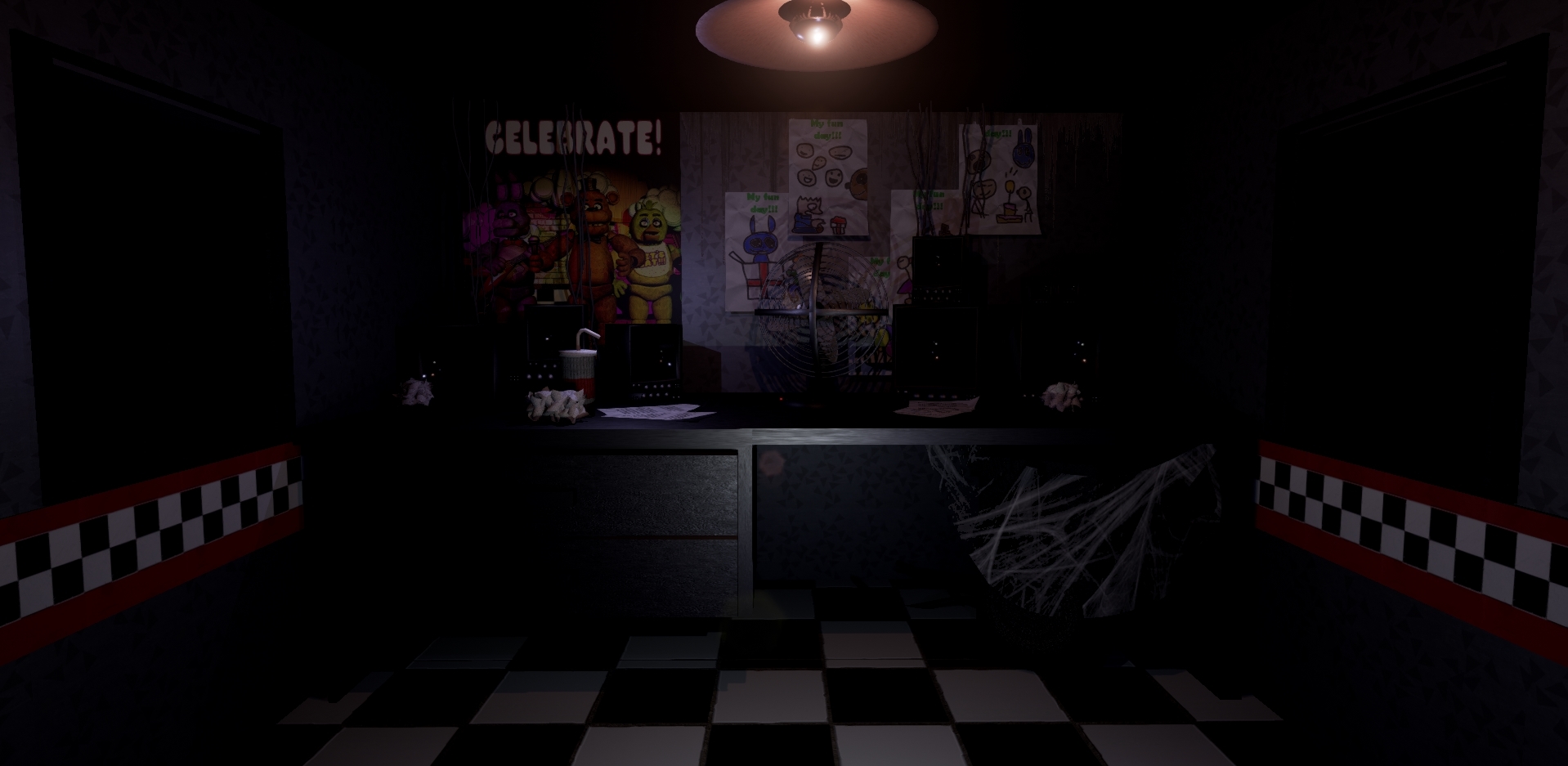 A little WIP FNAF1 office in Unreal engine 4 : r/fivenightsatfreddys